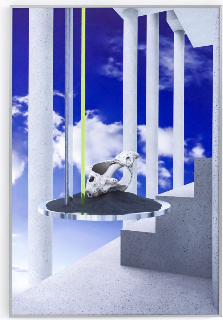 Annkathrin Kluss, Songs Unsung (Shell), 70 x 105 cm, Tintendruck, gerahmt, 2021